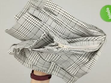 spodnie w kratę new yorker: H&M, Spodnie materiałowe damskie, rozmiar M — 6