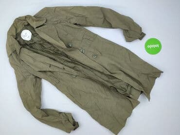 kozaki z futerkiem: Bershka, Trencz damski, M — 2