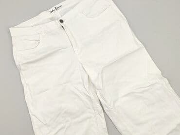 jeansy plus size wysoki stan: John Baner, Spodnie 3/4 damskie, rozmiar XL — 1