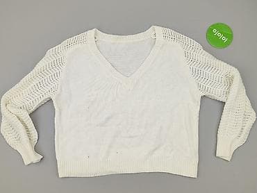 sweter dekolt v: Sweter damski, rozmiar 5XL — 2