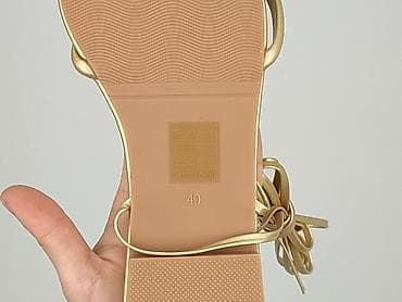 sandaly z perlami: Sandały damskie, rozmiar 40 — 4