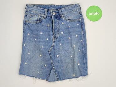 podarte jeansy: H&M, Women`s skirt, size 2XS (EU 32) — 2