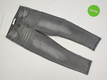 shein szara bluza: Spodnie jeansowe, Lincoln & Sharks, 9 lat, 128/134, stan - Bardzo dobry — 2