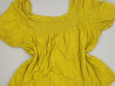 żółte bluzki z krótkim rękawem: Bluzka damska, rozmiar 5XL — 1
