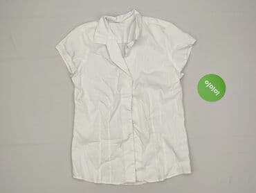 kurtki roxy: Shirt 13 years, condition - Very good, pattern - Monochromatic, color - White — 2