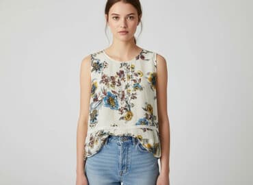 bluzki do plisowanej spódnicy: PULL&BEAR, Bluzka damska, rozmiar S — 6