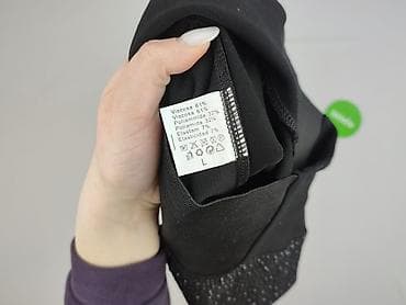 brokatowe topy: Leggings, Legginsy Eleganckie damskie, rozmiar L — 4