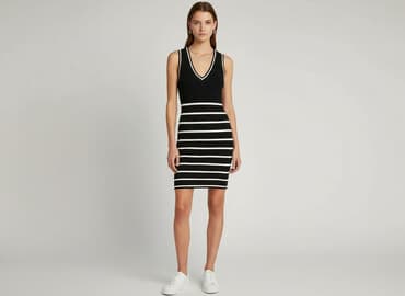 hm krótkie spodenki czarne: H&M, Sukienka damska, rozmiar XS — 6