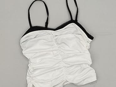 czarny top cropp: Top damski, rozmiar S — 1