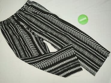 spodnie czarne damskie z niskim stanem: Spodnie materiałowe damskie, rozmiar S — 3