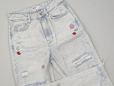 Bershka, Jeansy damskie, rozmiar S