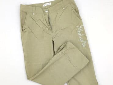 Material trousers for women, size L (EU 40)