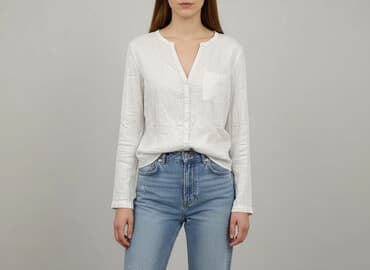 koszula puro lino: Saint Tropez, Koszula damska, rozmiar S — 6