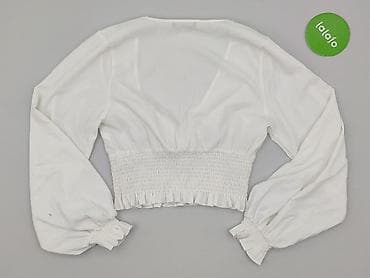 crop koszula: Gina Tricot, Bluzka damska, rozmiar 2XS — 3