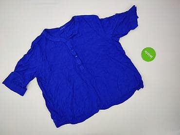 chabrowa bluzki plus size: Imię, Bluzka damska, rozmiar 4XL — 2