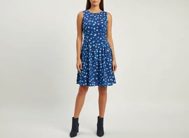 sukienki rozkloszowane midi na wesele: TOP Trends, Sukienka damska, rozmiar L — 6