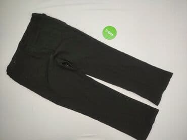 długie spodnie damskie dla wysokich: Janina, Spodnie materiałowe damskie, rozmiar XL — 3