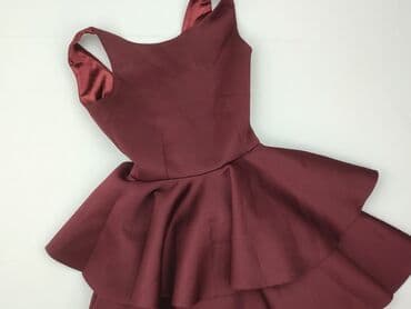 czerwona sukienka w krate: Sukienka damska, XS — 1