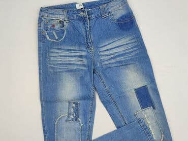 orsay girlfriend jeans: Spodnie jeansowe, Bonprix, 14 lat, 164, stan - Bardzo dobry — 1