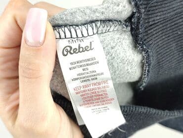 koszulka koty: Sweatshirt, Rebel, 1.5-2 years, 86-92 cm, condition - Very good — 5