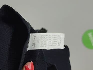 czarne bluzki basic: Greence, Top damski, M — 4