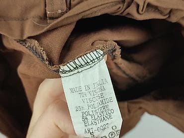 slippers 34: Italian Fashion, Spodnie materiałowe damskie, rozmiar S — 4