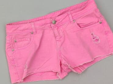 krótkie spodenki i nogi z cellulitem: Pink, Szorty damskie, M — 1