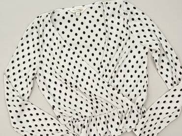 czarne bluzki w biale grochy: Miss Selfridge, Bluzka damska, rozmiar XS — 1