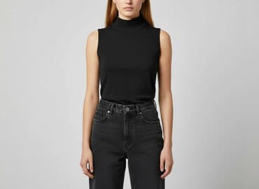 hm bluzki z krótkim rękawem: H&M, Top damski, rozmiar L — 6