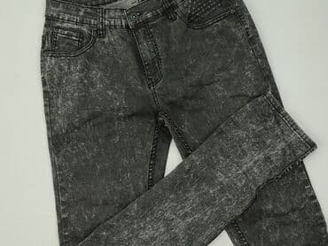 baggy grey jeans: Jeansy damskie, rozmiar M — 1