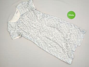 srebrna sukienka h: Sukienka damska, M — 2