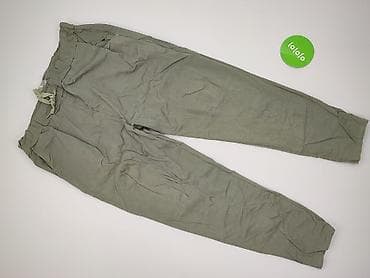 kremowe dresy: Spodnie materiałowe damskie, rozmiar XL — 2