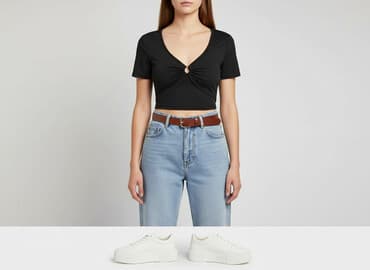 crop sukienki: Shein, Top damski, rozmiar XS — 6
