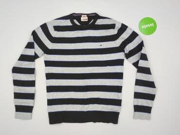 basic koszulka biala: Hilfiger Denim, Sweter dla mężczyzn, S — 2