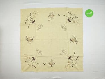 Obrusy: Obrus 78 x 78, kolor - Żółty, stan - Idealny — 2