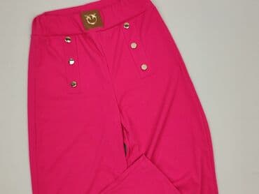 bluzka do różowych spodni: Material trousers for women, size S — 2