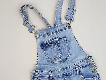 romwe tops: DENIM JEANS, Ogrodniczki damskie, rozmiar S — 1