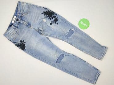 jeansy z haftami: Jeansy damskie, rozmiar XS — 3