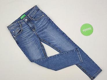 bluza nirvana: Spodnie jeansowe, Benetton, 8 lat, 128, stan - Bardzo dobry — 2