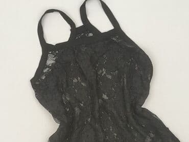 czarne bluzki z koronką plus size: Жіноча блуза, розмір S — 2