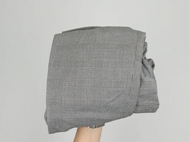 spodnie czerwone w kratę h m: H&M, Material trousers for women, size XS — 8