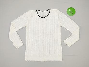 sweter damski z warkoczowym splotem: Sweter damski, rozmiar S — 2