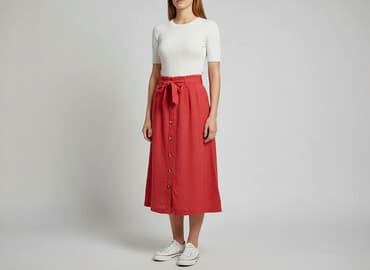 czerwone spódnice midi: Medicine, Spódnica damska, rozmiar S — 6