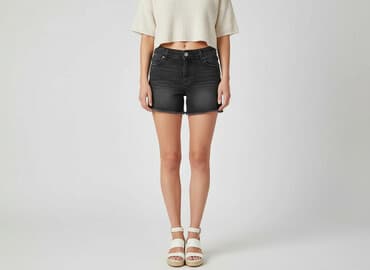 hm krótkie spodenki czarne: Esmara, Szorty damskie, rozmiar M — 6