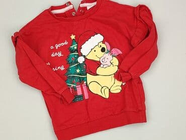 bluza z hello kitty: Sweatshirt, Disney, 1.5-2 years, 86-92 cm, condition - Very good — 1