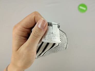 biała bluzka w czarne paski: Stella, Women's blouse, size XL — 6