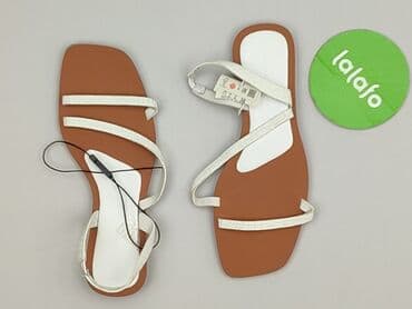 lasocki sandaly biale: Reserved, Sandały damskie, rozmiar 38 — 3