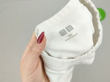 białe t shirty basic damskie: Uniqlo, T-shirt damski, rozmiar XS — 4
