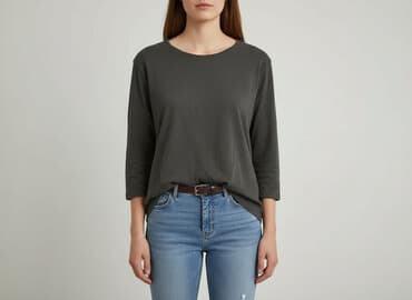 bluzka z dlugim rekawem czarna: Bluzka damska, rozmiar S — 5