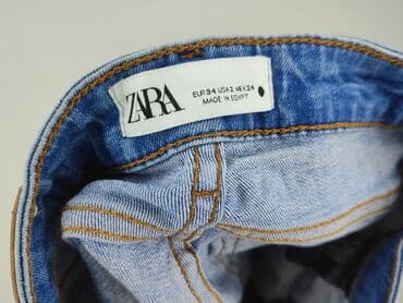 spodnie z poszarpanymi nogawkami zara: Zara, Jeansy damskie, rozmiar XS — 4